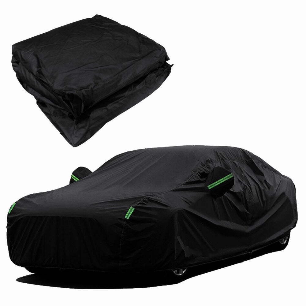 All Weather Car Cover for Sedan & Coupe 185"x69"x59" – Outdoor UV, Rain, Snow & Hail Protection for Toyota Camry, Honda Accord