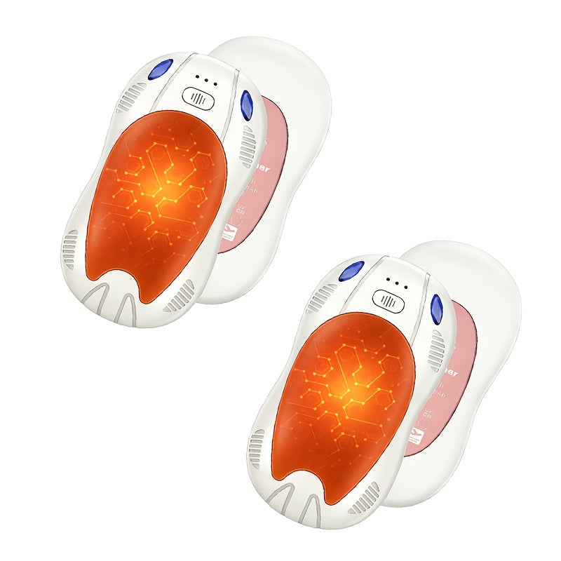 Magnetic Hand Warmer 2-in-1 Double Sided Heating – 3-Speed Temperature Control, Portable Pocket Heater for Skiing, Camping