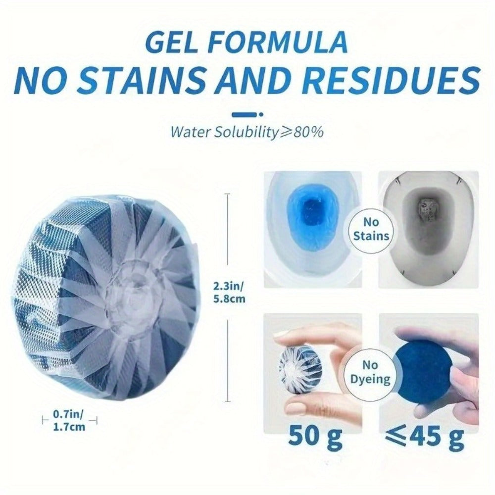 Mesh-Wrapped Toilet Bowl Cleaner Tablets in Blue, Pink or Three-Color 20- and 40-Pack Checkout Options