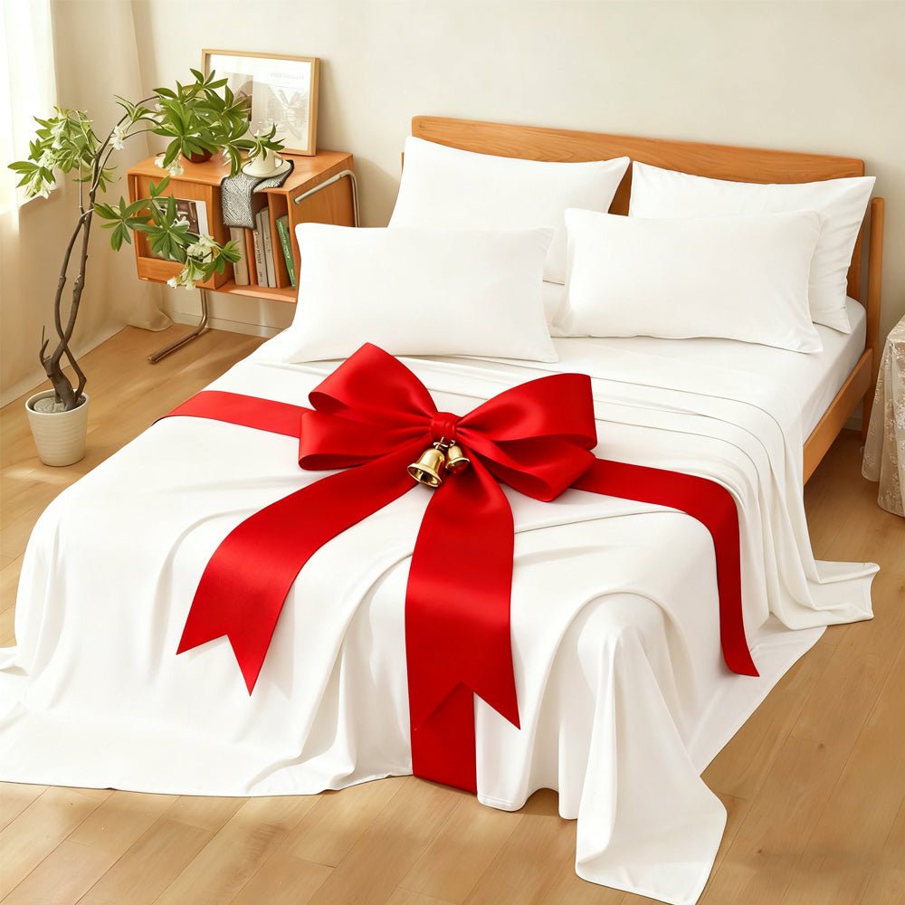 Viscose-from-Bamboo Sheet Set with 4- or 6-Piece Configurations, 11 Colors and 16-Inch Pocket Label