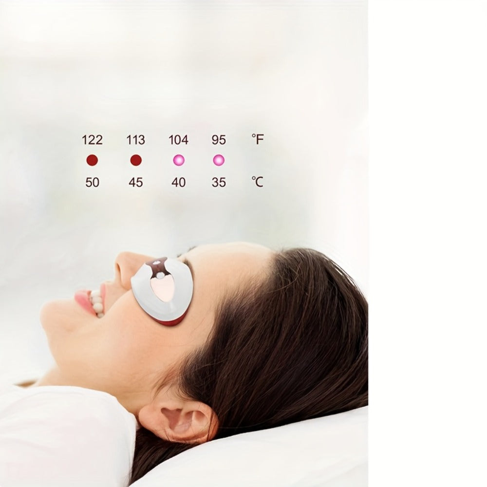 Lip Plumper Device Electric LED Light 2-in-1 Lip & Eye Care USB Rechargeable Portable Lip for Bath Time, Home Spa and Personal Care