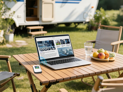 4G LTE Mobile WiFi Hotspot with SIM Card Included, Connect Up to 10 Devices, No Contract, Verizon & AT&T Compatible