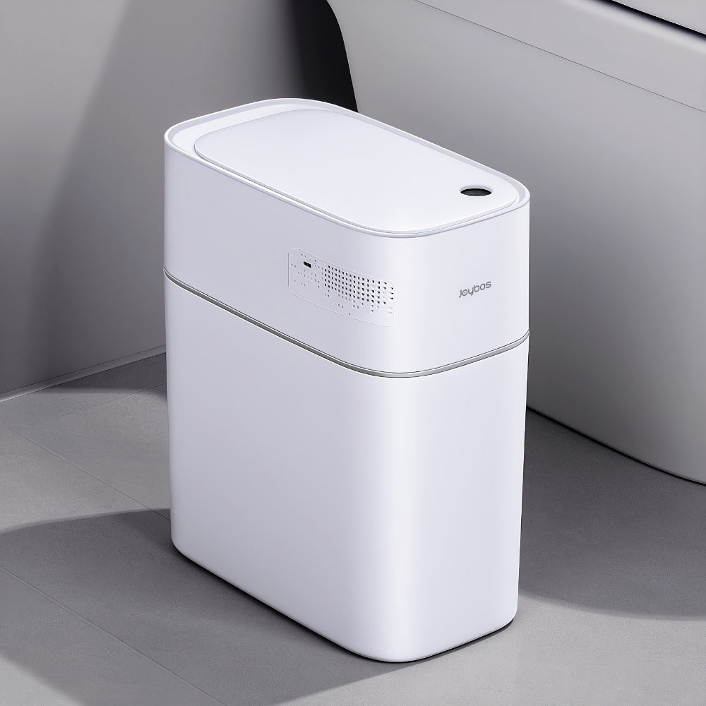 Touchless Trash Can 3.8 Gal 14L Infrared Motion Sensor, Auto-Open Lid, Wind Adsorption Auto-Expand Bag