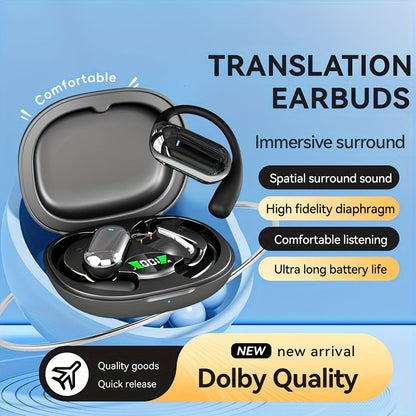 AI Translation Earbuds 144 Languages Real-Time Bluetooth 6.1 TWS Meeting Notes Noise Cancelling for an Everyday Personal Care Routine