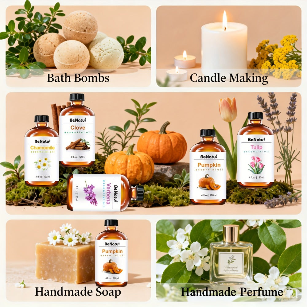 Large 120ml Aromatic Oil Bottles in Lavender, Peppermint, Eucalyptus and Seven More Options