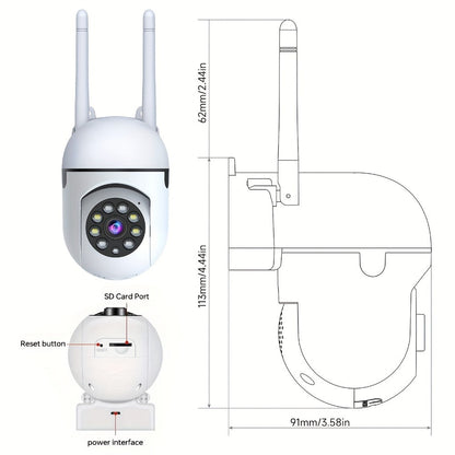 4-Pack Indoor Security Camera 5GHz WiFi 3MP 360° Pan Tilt Zoom, AI Motion Detection & Auto-Tracking