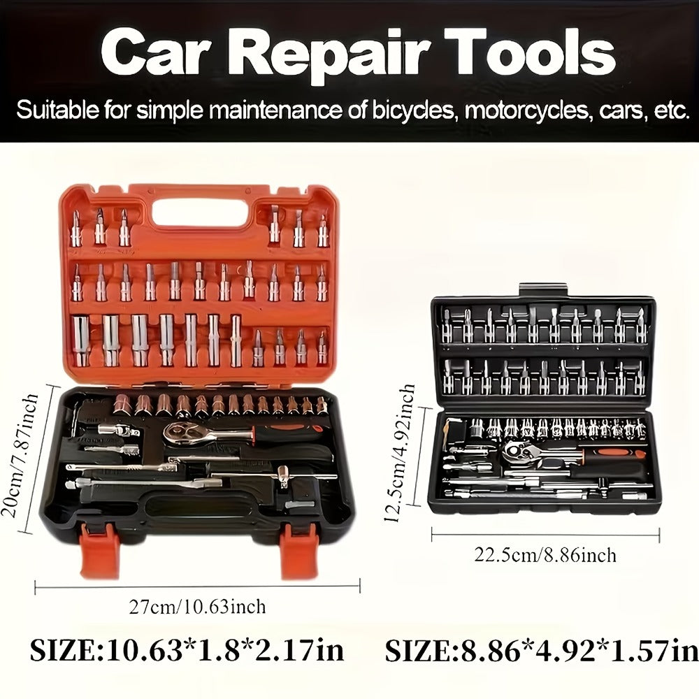 Home Tool Kit Professional, 46-Piece Essential DIY Set, 53-Piece Advanced Home & Auto Repair Kit, or 1000-Piece Complete Toolbox in Storage