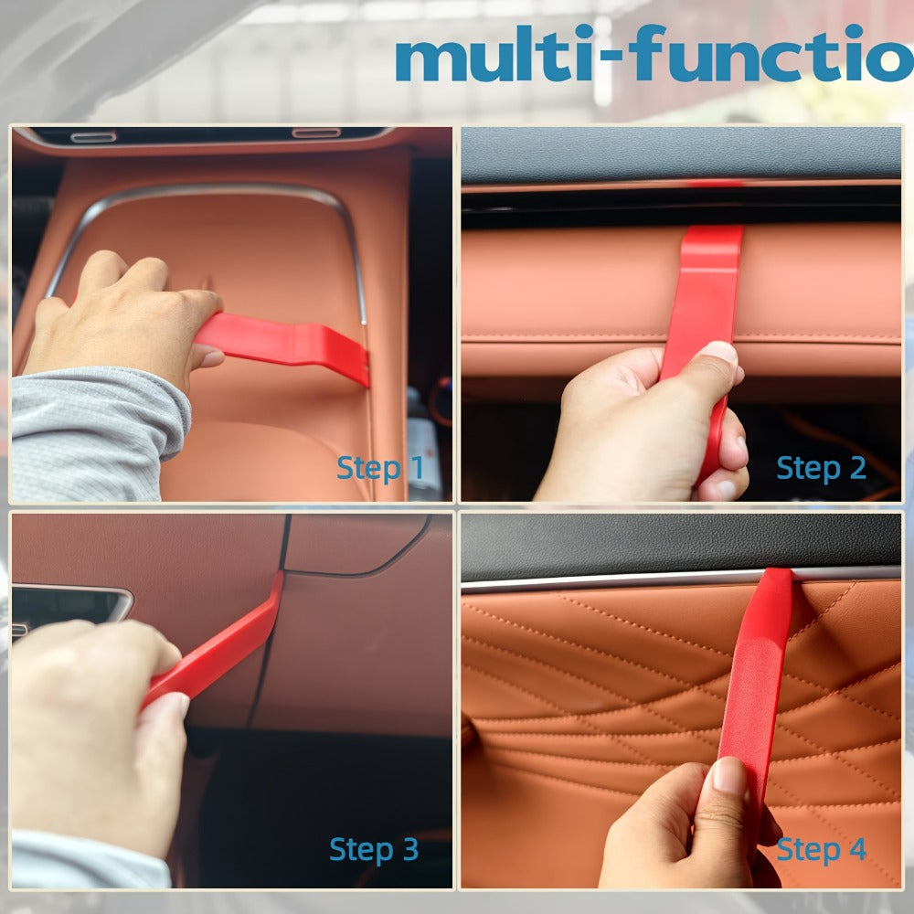Air Wedge Pump Car Door Unlock Kit – Emergency Lockout Tool Set with Long Reach Grabber & Window Opening Gripper