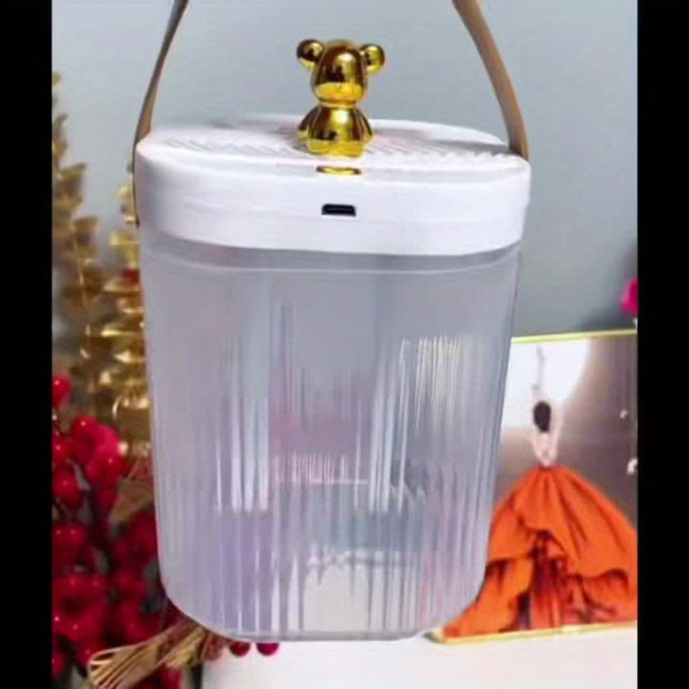 Large Humidifier 2L Smart 2-in-1 with Night Light, Dual Nozzle, 3 Mist Modes, Auto Shut-Off, Dry Burn Protection