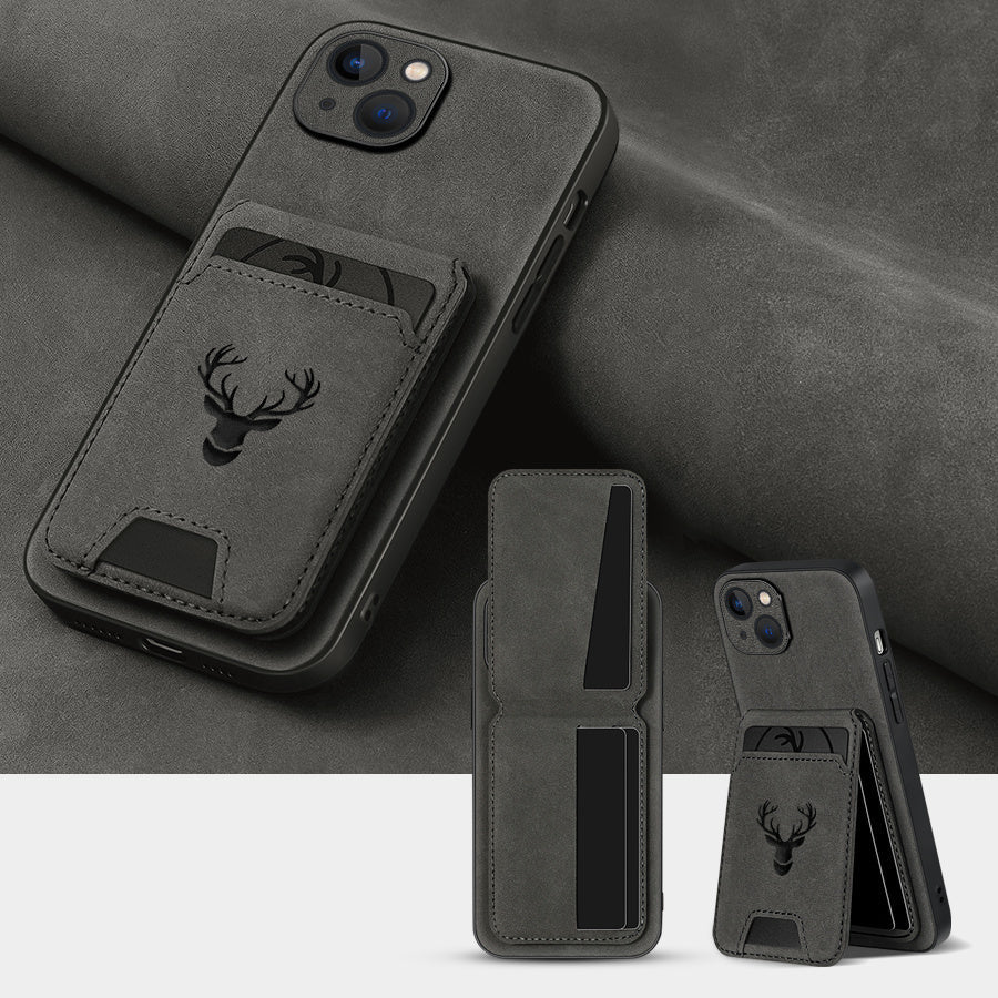 Wallet Phone Case for iPhone 16 Pro Max 16 Pro 16 Plus 16 15 14 13 12 11 Series Luxury PU Leather Flip Cover Card Holder Kickstand Magnetic
