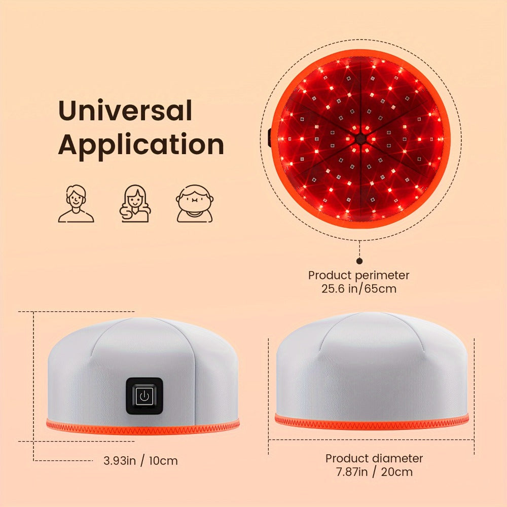 Red Light Therapy Cap 101 LEDs Detachable LED Panel Infrared Light Hat for Brain Relaxation for Entryways, Bedrooms and Living Spaces