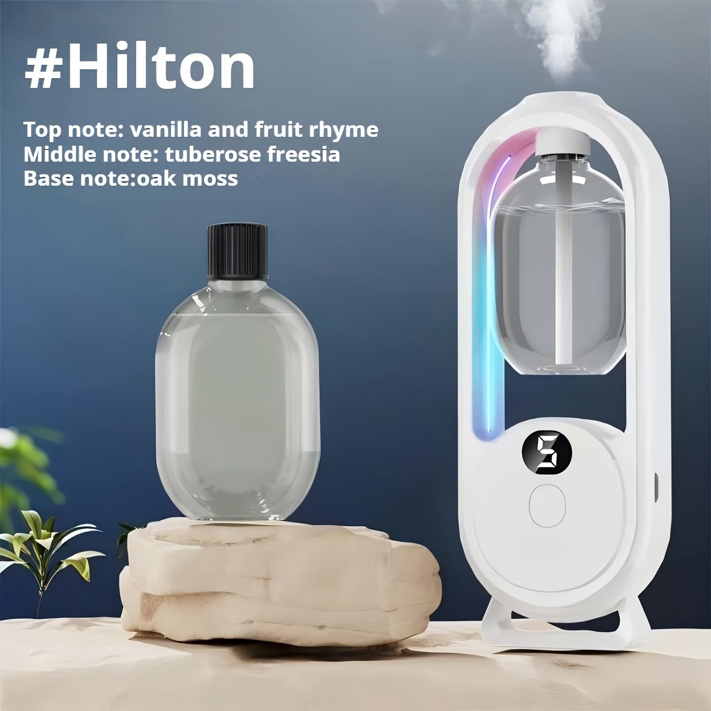 Aromatherapy Diffuser with Essential Oils 2-in-1 Humidifier - Hotel Scent Home Fragrance Machine with Natural French Essential Oils
