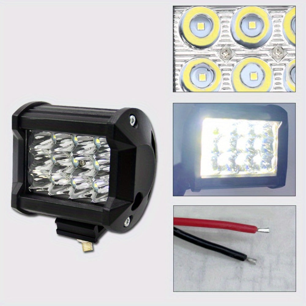LED Work Light Bar Kit for Off-Road Truck Jeep SUV ATV UTV Tractor, 12-24V 2000-3000LM Combo 22in 10in + 4in Spot Flood Lights