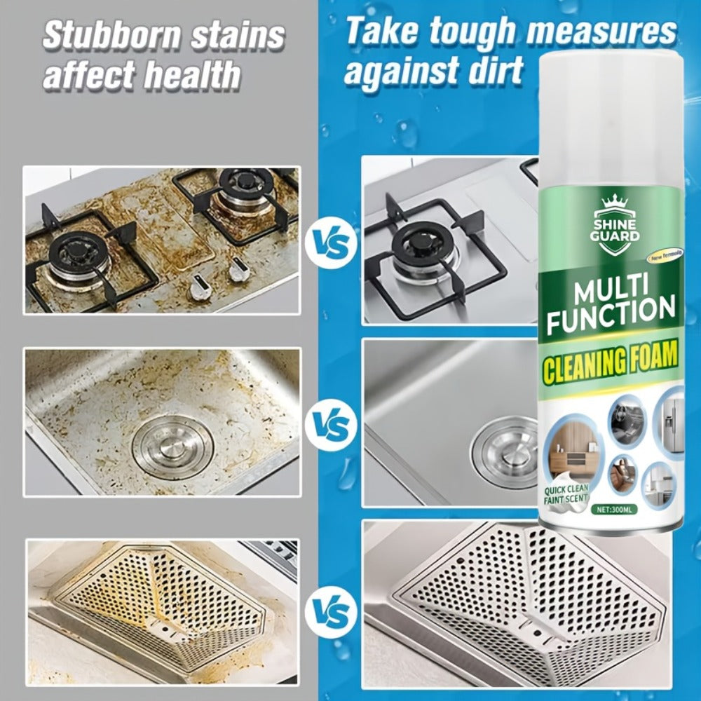 Multi-Purpose Foam Cleaner Spray, Cleaning Mousse for Kitchen Degreasing, Stove, Bathroom, Floor
