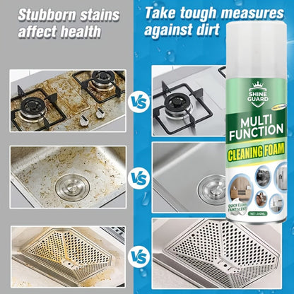 Multi-Purpose Foam Cleaner Spray, Cleaning Mousse for Kitchen Degreasing, Stove, Bathroom, Floor
