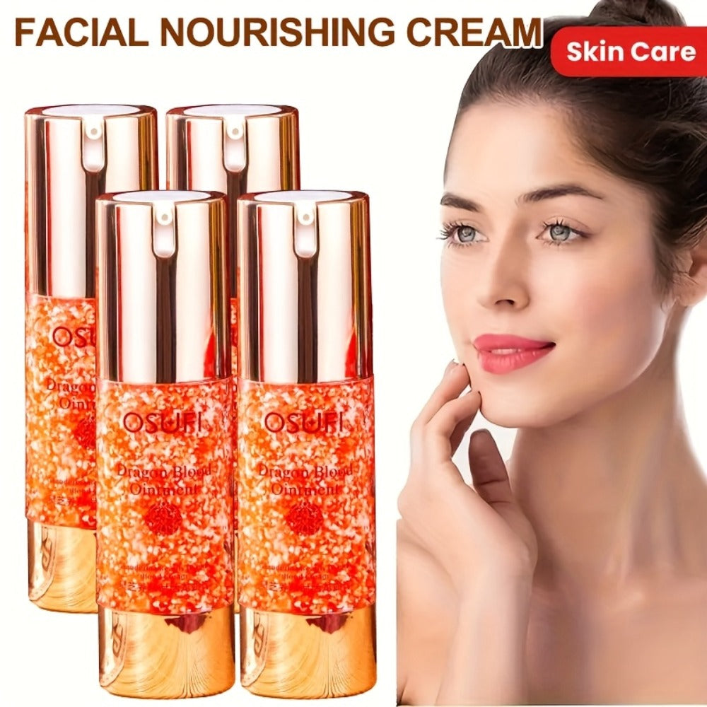 Face Cream Dragon Blood Placenta Formula with Vitamin C, Glycerin and 2-Pack or 4-Pack Options