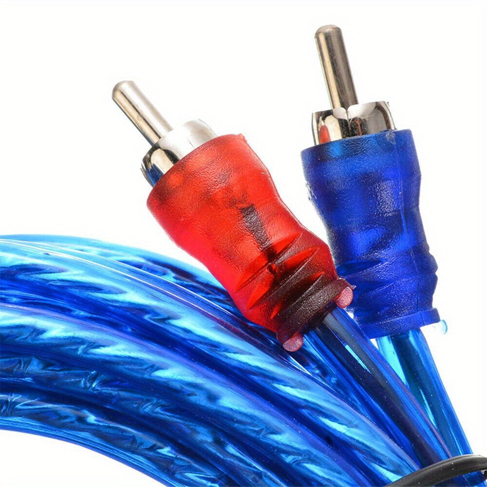 Amplifier Wiring Kit 10 Gauge 1500W – Complete Car Audio Amp Install Kit with RCA Cable, Power & Ground Wire, Remote Cable, AGU Fuse Holder