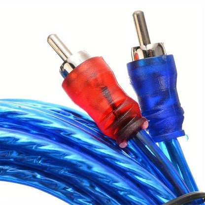 Amplifier Wiring Kit 10 Gauge 1500W – Complete Car Audio Amp Install Kit with RCA Cable, Power & Ground Wire, Remote Cable, AGU Fuse Holder