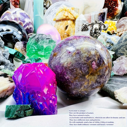 Bohemian Luxury Crystal Collector Box Gift Set - Romantic Home Decor & Holiday Gift for Parents, Friends