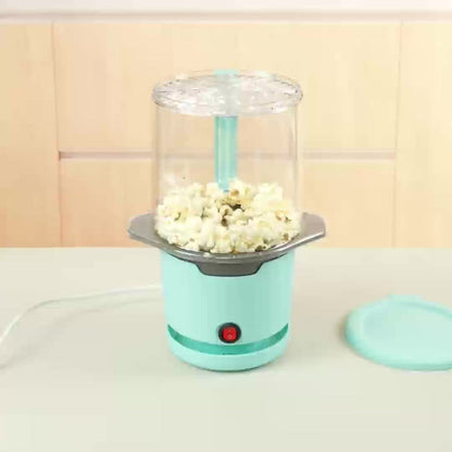 Oil-Free Popcorn Maker Hot Air Popcorn Machine 2-Minute Quick Popping 95% Pop Rate Built-In for Home Cooking, Dining and Outdoor Meals