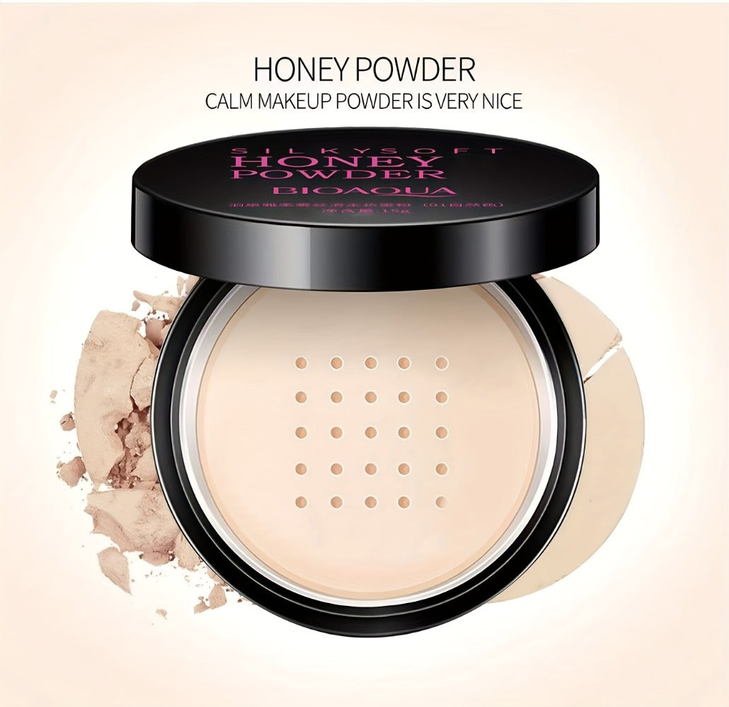 BB Cream Foundation & Setting Powder Set – Waterproof Matte Oil Control with Brush & Powder Puff, Long-Lasting Smooth Formula