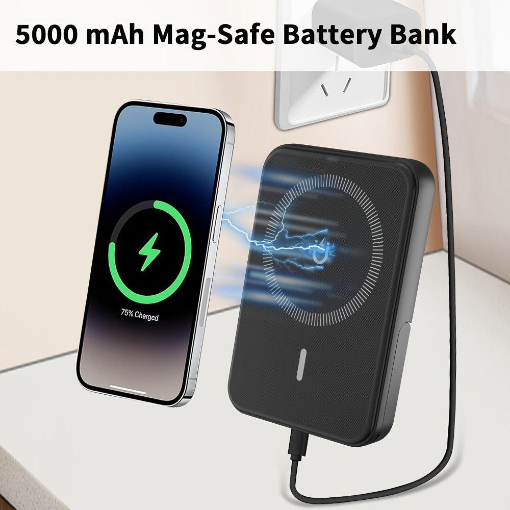 3-in-1 Wireless Charging Power Bank 15W for iPhone 17 16 15 14 13 12 Pro Max for an Everyday Personal Care Routine