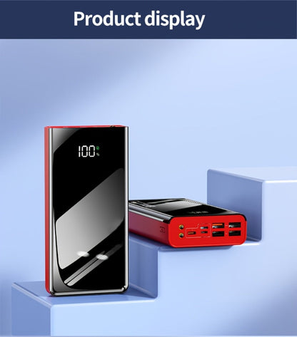 High Capacity 50000mAh Power Bank Multi-Port Fast Charging – Dual USB & Type-C Output, LED Flashlight, Power Indicator