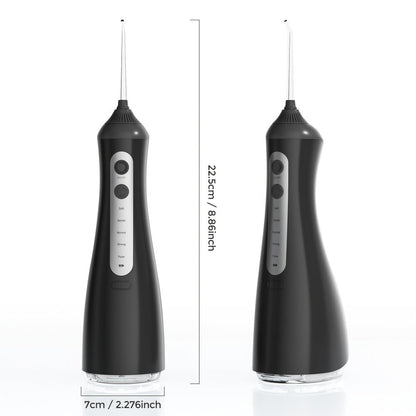 Water Flosser Cordless Oral Irrigator with Five Modes, Five Jet Tips, 1800mAh Battery and Pink or Black Options