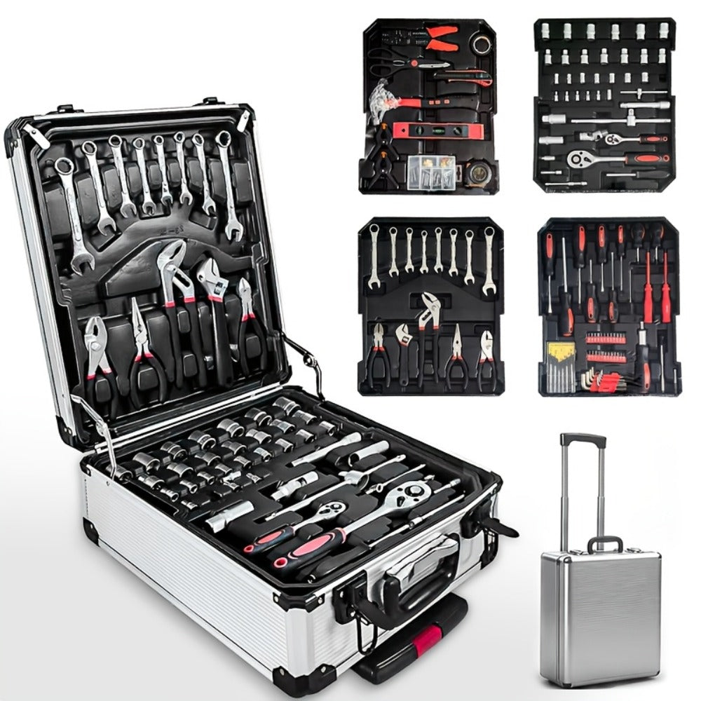 Home Tool Kit Professional, 46-Piece Essential DIY Set, 53-Piece Advanced Home & Auto Repair Kit, or 1000-Piece Complete Toolbox in Storage