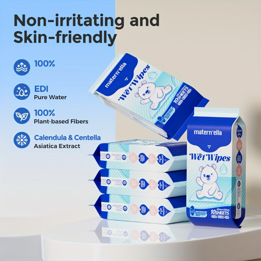 Flushable Wet Wipes for Adults with Probiotics, Plant-Based Fibers, Fragrance Free, Sewer Safe, & Thick Disposable Butt Wipes