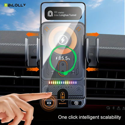Car Wireless Charger 15W Auto-Align Smart Sensor FOD Detection Auto-Sensing Infrared Clamp 4mm for an Everyday Personal Care Routine