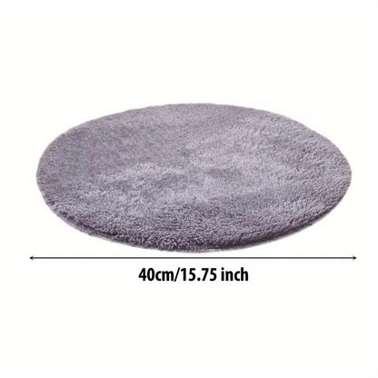 Pet Heating Pad Electric Heated Mat for Dogs & Cats – 15.75" Round Constant Temperature Warm Bed, Chew-Resistant USB Cable