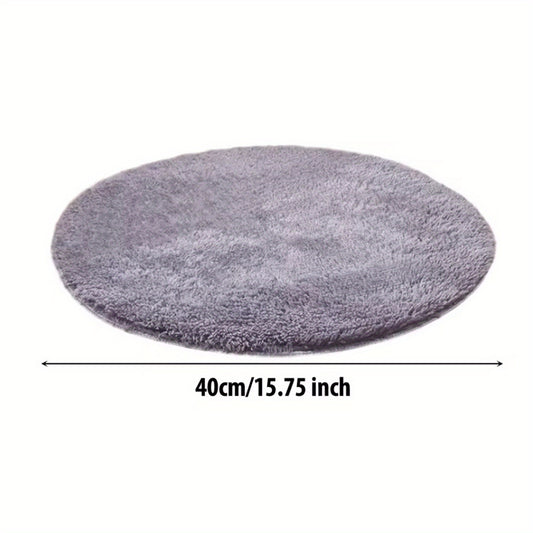 Pet Heating Pad Electric Heated Mat for Dogs & Cats – 15.75" Round Constant Temperature Warm Bed, Chew-Resistant USB Cable