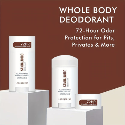 Natural Deodorant Stick Aluminum Free Baking Soda Free 72HR Invisible Protection with Witch for Entryways, Bedrooms and Living Spaces