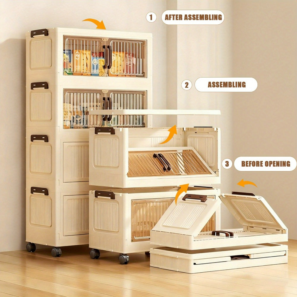 Acrylic Display Cabinet with Clear Door, Dust-Proof Blind Box Figure Showcase Shelf for Mini Toys Collectibles