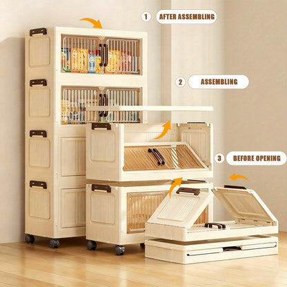 Acrylic Display Cabinet with Clear Door, Dust-Proof Blind Box Figure Showcase Shelf for Mini Toys Collectibles