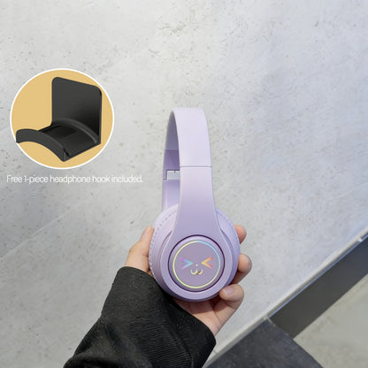 Foldable ANC Over-Ear Headphones with Bluetooth 5.3, Microphone and Four Gradient Color Hook Sets