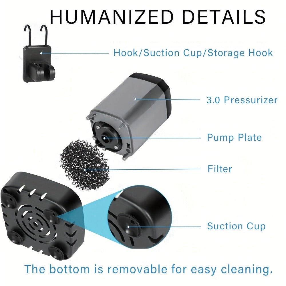 Portable Camping Shower – 6000mAh Battery, 120-Min Runtime, 6 Spray Modes, Smart Display, for Camping, Car Washing, Pet Cleaning