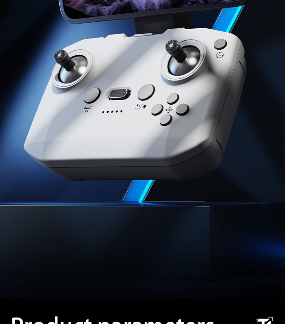 Mini 4K FPV Drone 180° Rotating Dual Camera Optical Flow Positioning Dual Batteries 360° Flip One-Key Takeoff Anti-Shake