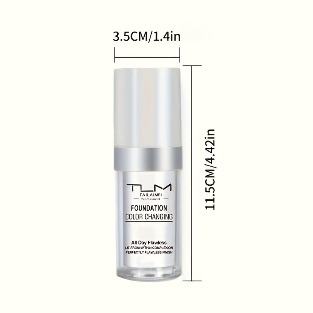 Liquid Foundation and Blush Combo Set for Women – Buildable Coverage Natural Finish Makeup Base, Easy to Apply, Suits All Skin Types