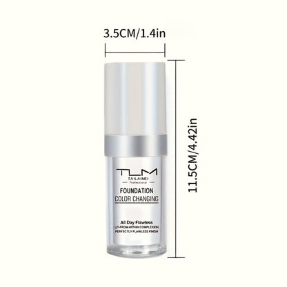 Liquid Foundation and Blush Combo Set for Women – Buildable Coverage Natural Finish Makeup Base, Easy to Apply, Suits All Skin Types