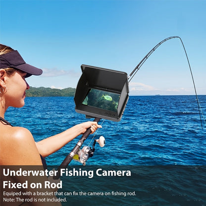 Underwater Fishing Camera 4.3-Inch HD Display with Night Vision & Triple Light Shielding, Portable Fish Finder with Bait Monitor