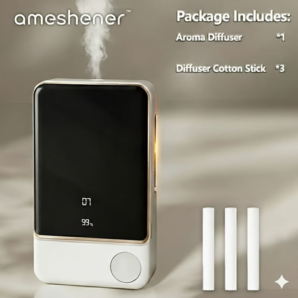 Aromatherapy Diffuser 1800mAh 7-Speed Essential Oil Diffuser with Digital Display Bathroom for Entryways, Bedrooms and Living Spaces