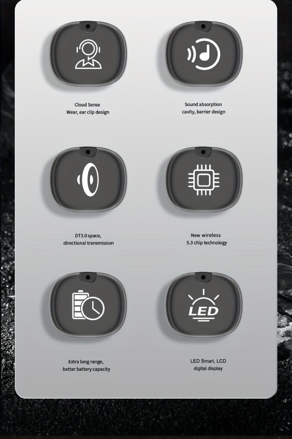 90H Wireless Earphones ENC Noise Cancellation 3D Deep Bass Secure Earhook Sport Running Earbuds for an Everyday Personal Care Routine