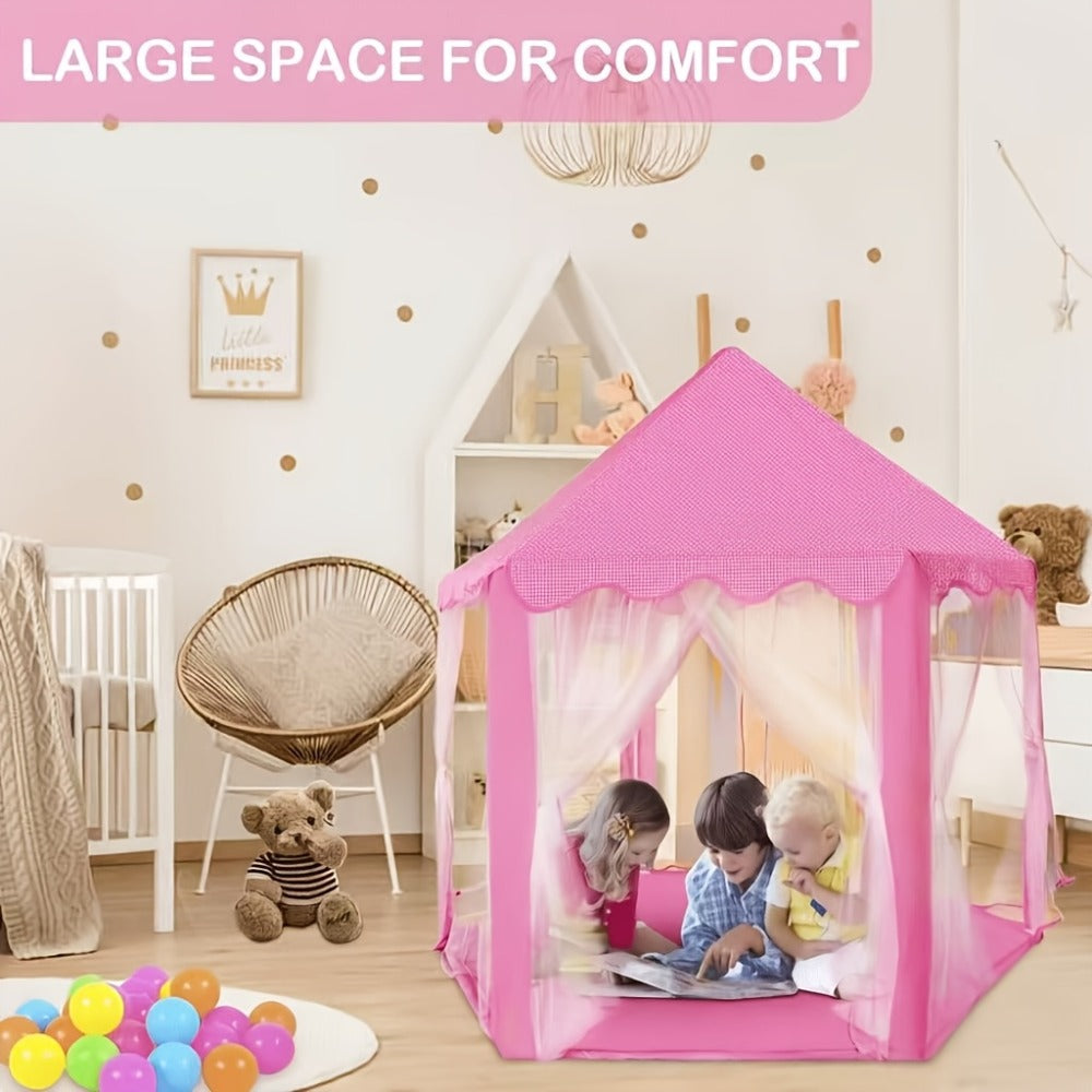 Princess Castle Play Tent for Girls Kids Indoor Outdoor Playhouse Large Toy with the Listed Color, Size or Set Options for Everyday Use