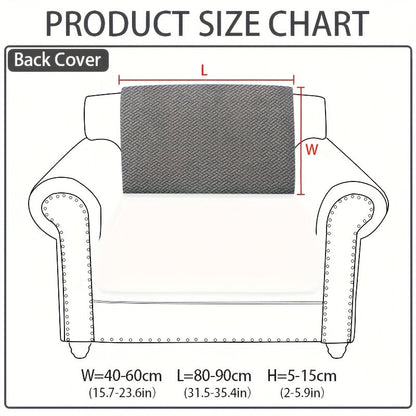 Sofa Cover Sectional Panel Options for Single to 4 Seats, Chaise, Armrest Pair or Backrest in Five Colors
