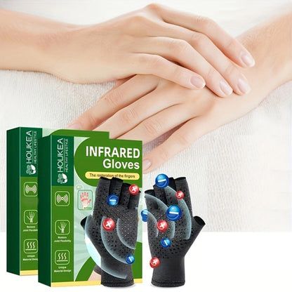 Compression Arthritis Gloves Breathable Joint Care 2 Pairs for Men & Women, Polyester Hand Support Gloves for Arthritis Pain