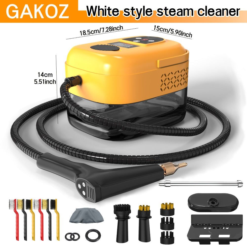 Steam Mop Cleaner Handheld LCD Display Gear Switch 40.58oz Tank One-Key Start for Carpet Kitchen Sofa Upholstery Multi-Model