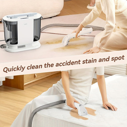 Lydsto Portable Carpet Cleaner 2-in-1 Wash & Dry, 12KPa Suction Fabric Shampooer with Self-Cleaning