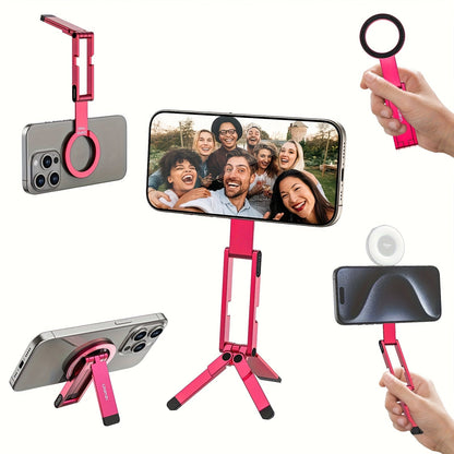 MA60 Ultra-Slim Magnetic Phone Stand and Tripod with Folding 8.43-Inch Body in Six Color Options
